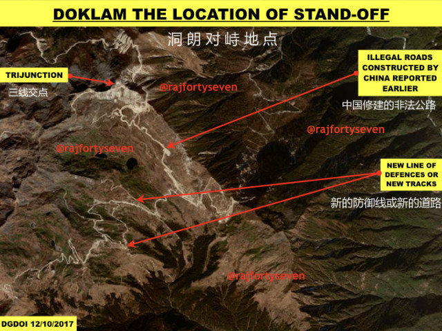 这规模！解放军在洞朗新卫星照片曝光，距对峙地点5-10公里（组图） - 1