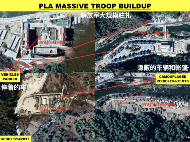 这规模！解放军在洞朗新卫星照片曝光，距对峙地点5-10公里（组图） - 5
