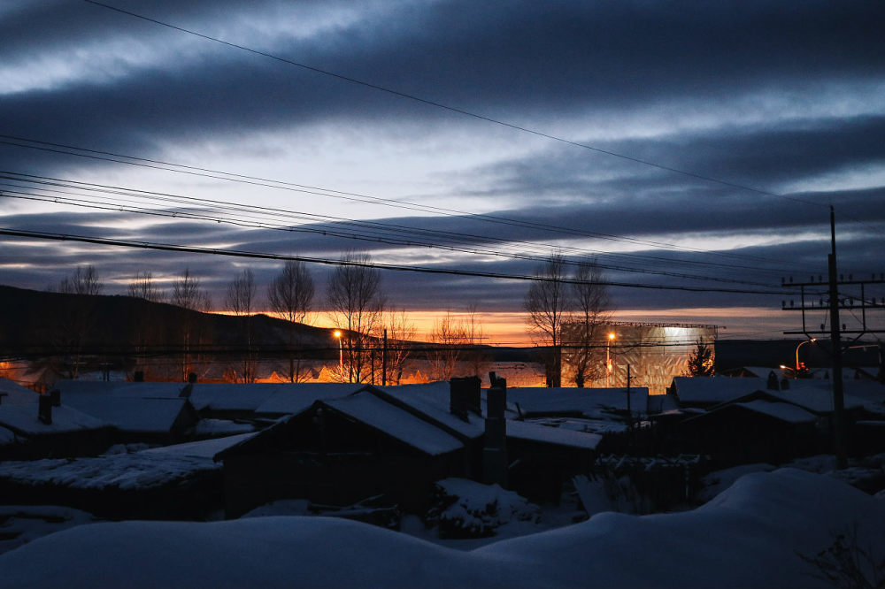 到漠河去,圣诞村里找到真正的圣诞老人,零下4