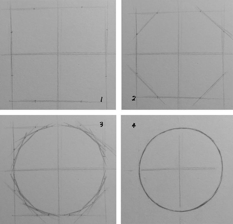 素描初学者如何画好圆形和椭圆形?