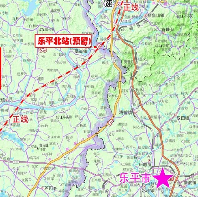 昌景黄高铁规划选址公示,乐平北站预留!