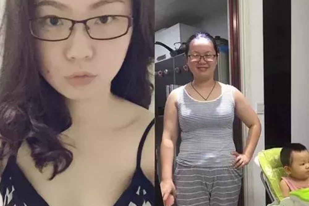 生孩子前后对比照,看到最后一张,真是连亲妈都不认识了