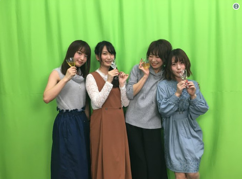 香帅后宫！四美女声优品酒引发关注