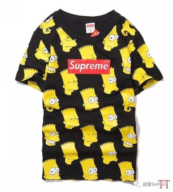 supreme x 辛普森一家