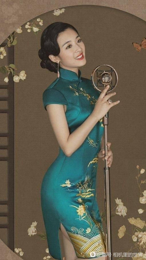中国旗袍之美,最美的古典美女非她莫属!最美的画中人