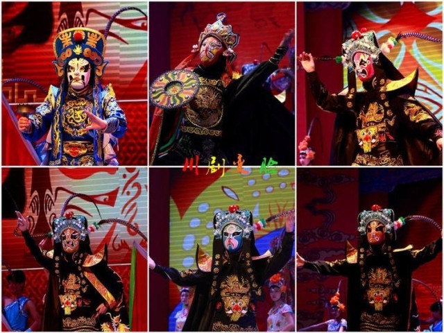 最具特色的当然是变脸了 在四川号称 "川剧变脸之王" 的是王道正先生