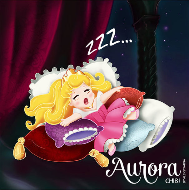 8 aurora(睡美人)