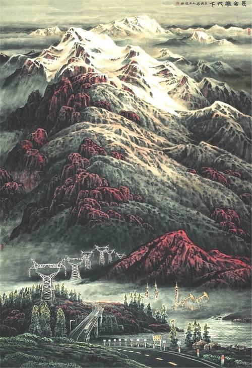 德艺双馨:山水画名家王俊松作品赏析