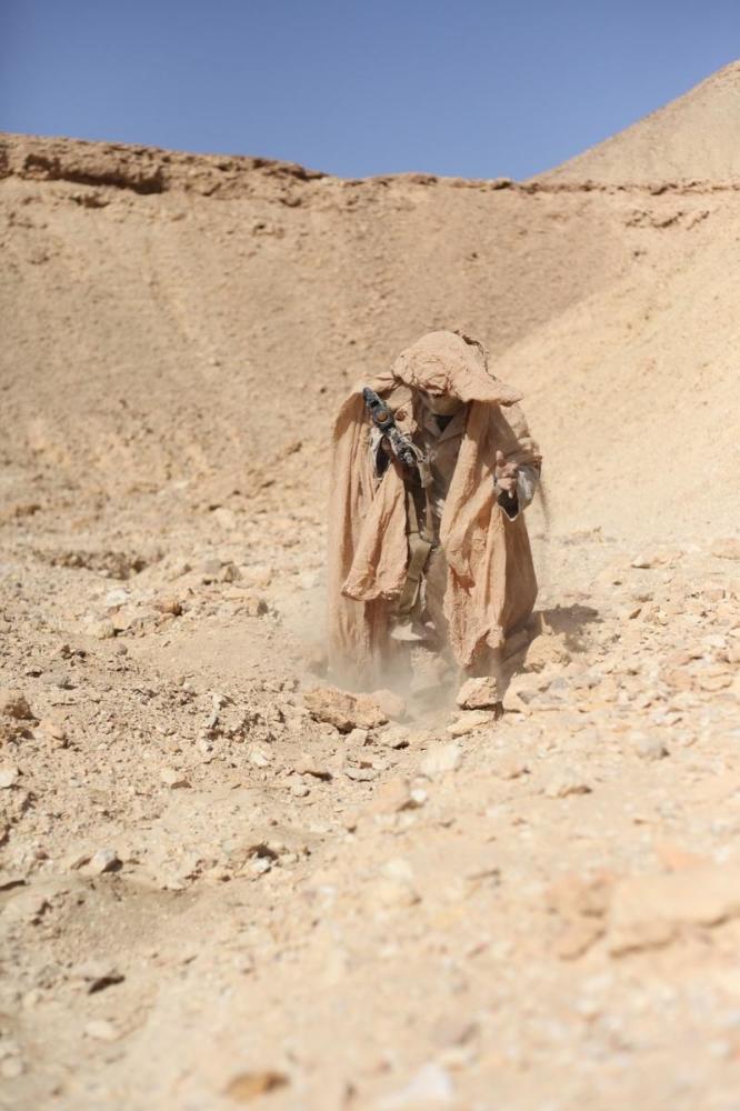 以军狙击手沙漠潜伏:难以察觉