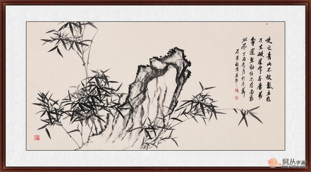 竹子乃大雅,君子家中不可无竹,国画竹子图欣赏