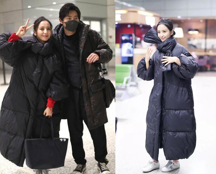 八位穿穿羽绒服的女星,关晓彤第七名,刘诗诗第