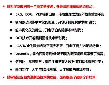 创新与精密制造是眼科发展的源泉