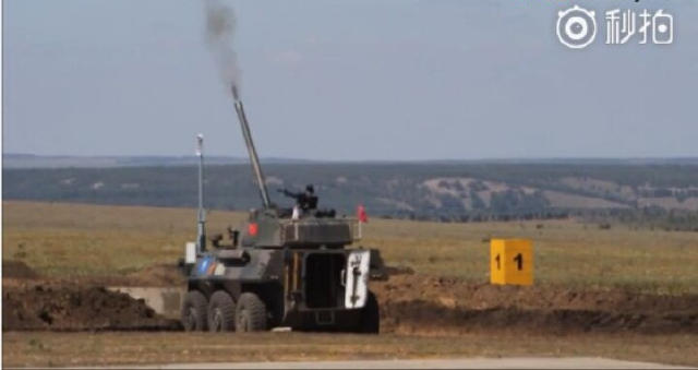 中国陆军又欺负人了 驾驶全自动迫击炮去俄罗斯踢馆