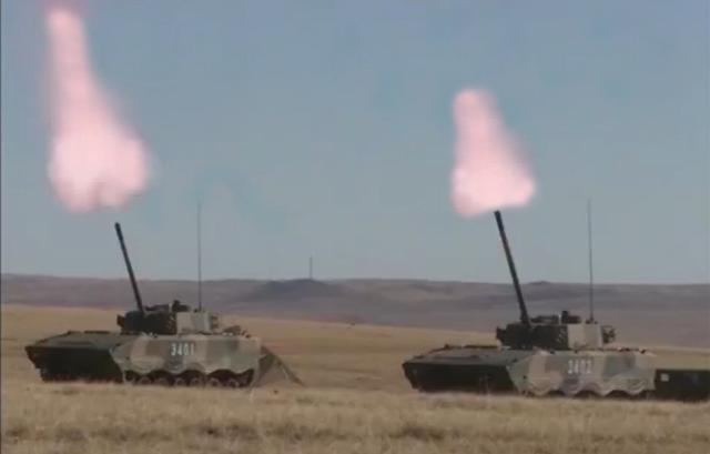 中国陆军又欺负人了 驾驶全自动迫击炮去俄罗斯踢馆