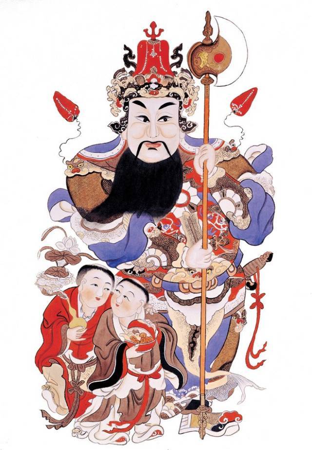 大年初二祭财神——财神门神年画欣赏