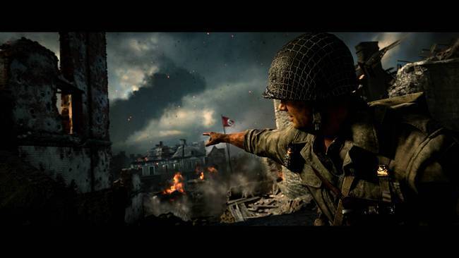 《cod14:二战》电影级截图 战争大片般质感