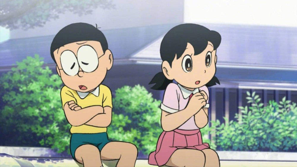 大雄妈妈摘下眼镜堪比韩国整容术,网友:终于知