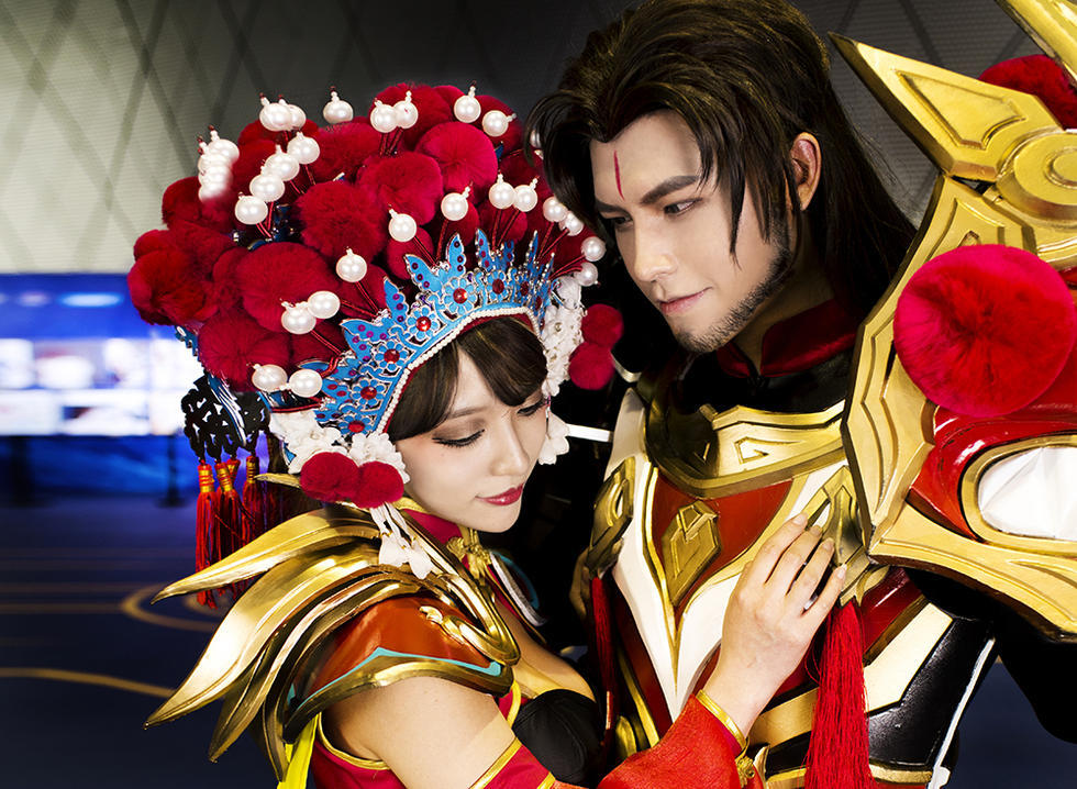 王者荣耀超还原COS 貂蝉、昭君、虞姬你爱哪