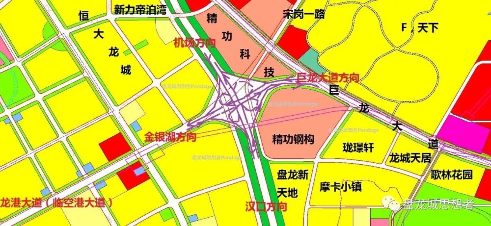 关注武汉临空新城重要基建项目——临空港大道刘古塘立交