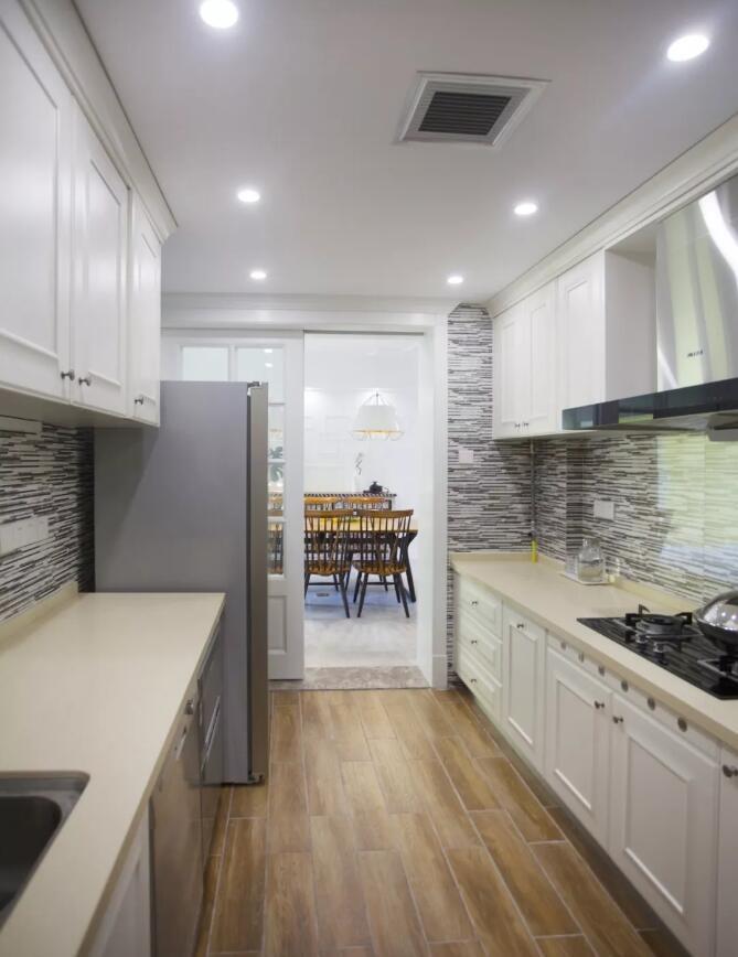 沈阳四室160平简约美式风格大宅装修效果图