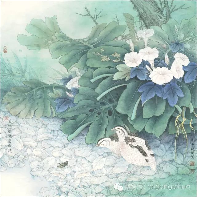 《安居乐业图》绘制步骤-李晓明