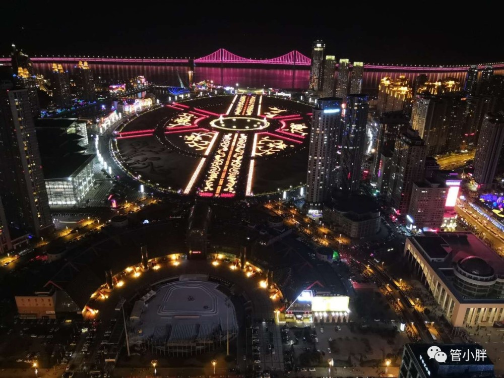 附大连烟花晚会全程视频与精彩瞬间