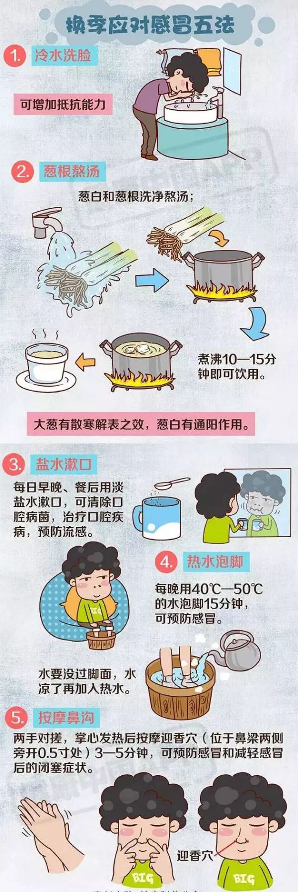 我们应该如何预防感冒