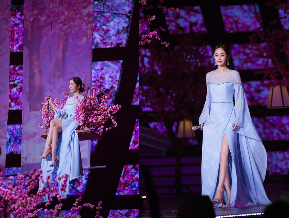 杨幂跨年不唱歌大秀书法却被吐槽,没人注意的