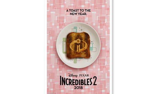 为新年干杯 《超人总动员2》公开新年海报