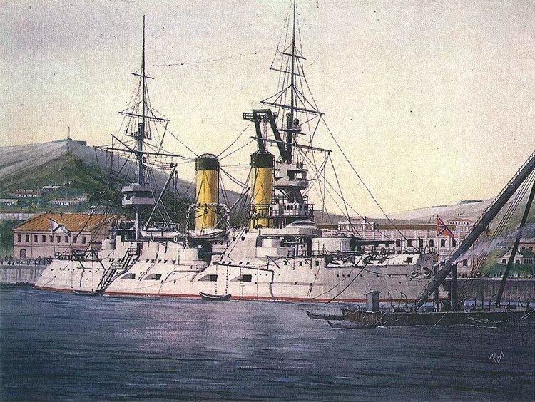 特长死里逃生:沙皇俄国海军"皇太子"号战列舰