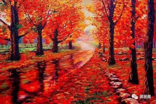 唐多令 韵和枫叶