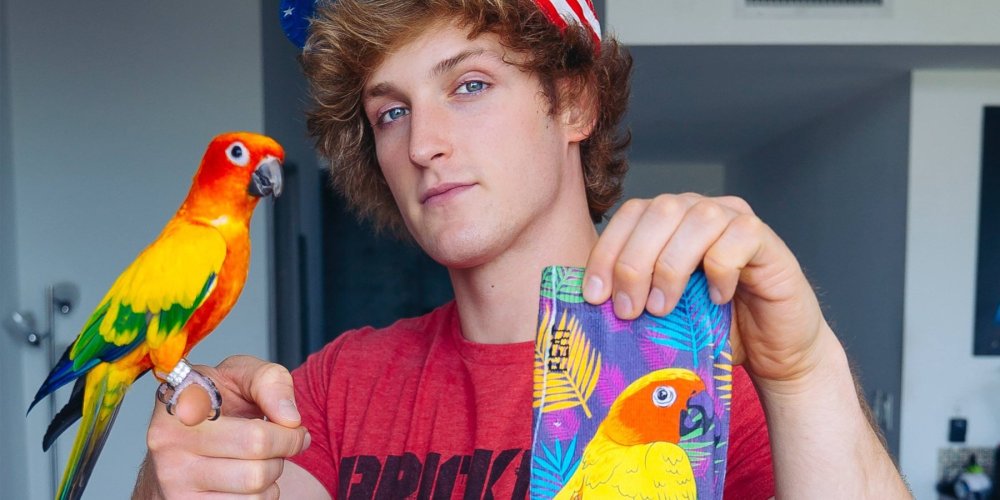 logan paul是youtube平台上最成功的网红之一,他的频道有超过1500