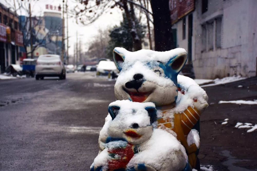 2018年的第一场雪,嘉祥最美的雪景照都在这里