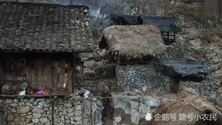 大山里的村落,贫困村,农村现状,农村老房子