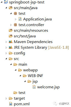 springboot+jsp应用入门实例