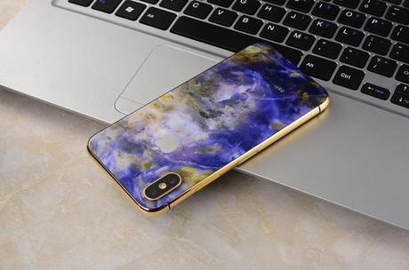 酷炫的大理石纹定制版iphone X新鲜出炉 论颜值完胜普通版 天天快报
