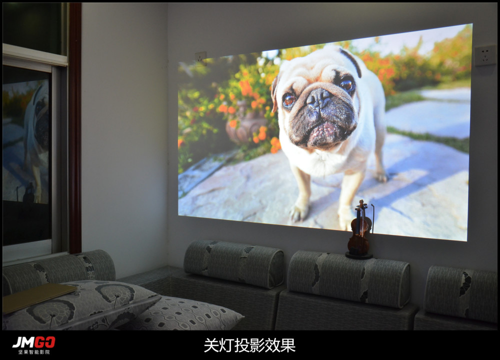 3500ANSI流明+安卓系统 坚果新品投影体验