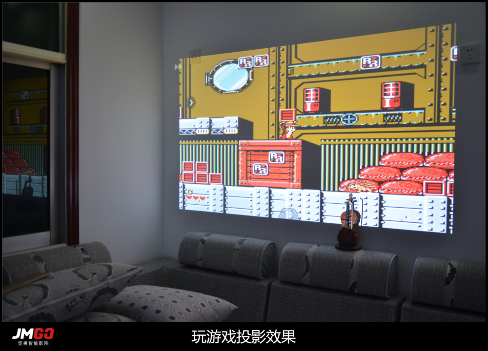 3500ANSI流明+安卓系统 坚果新品投影体验