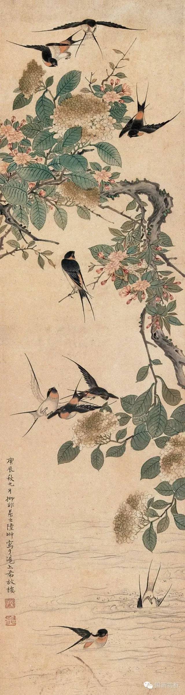 【现代四大花鸟画家】陆抑非花鸟画作30幅
