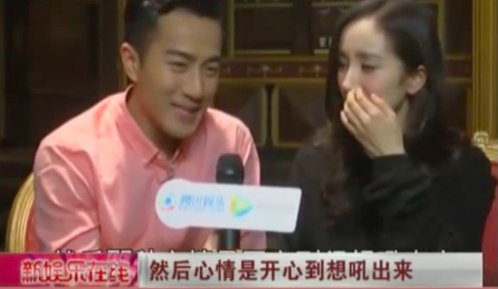 刘恺威自曝听到杨幂怀孕时:张大嘴巴,开心到想