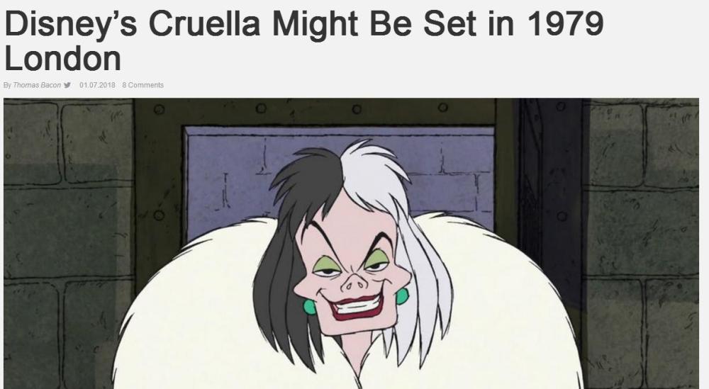 是优雅的女魔头 库伊拉真人电影背景将设定在1979年伦敦