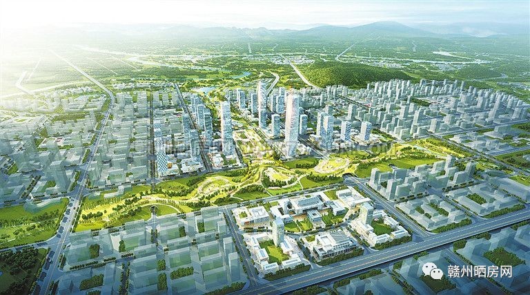 赣州高铁新区,蓉江新区最新效果图曝光!