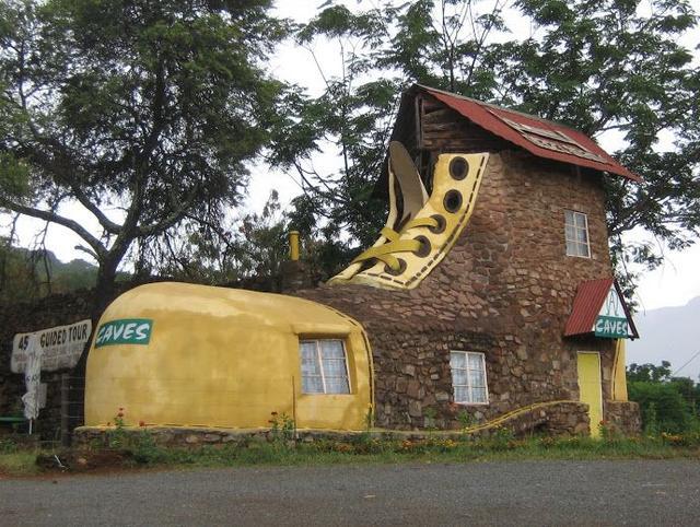 1.鞋子形状的房子-位于南非