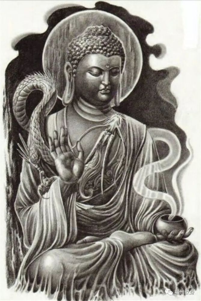 佛类纹身图稿第102期纹身素材
