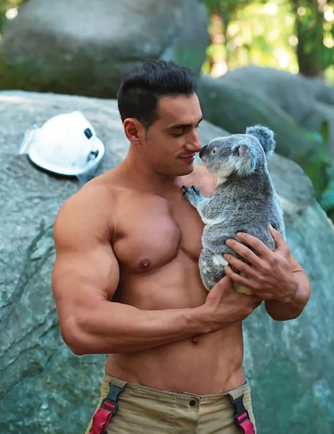 可爱而性感的肌肉男!2018澳大利亚消防员日历