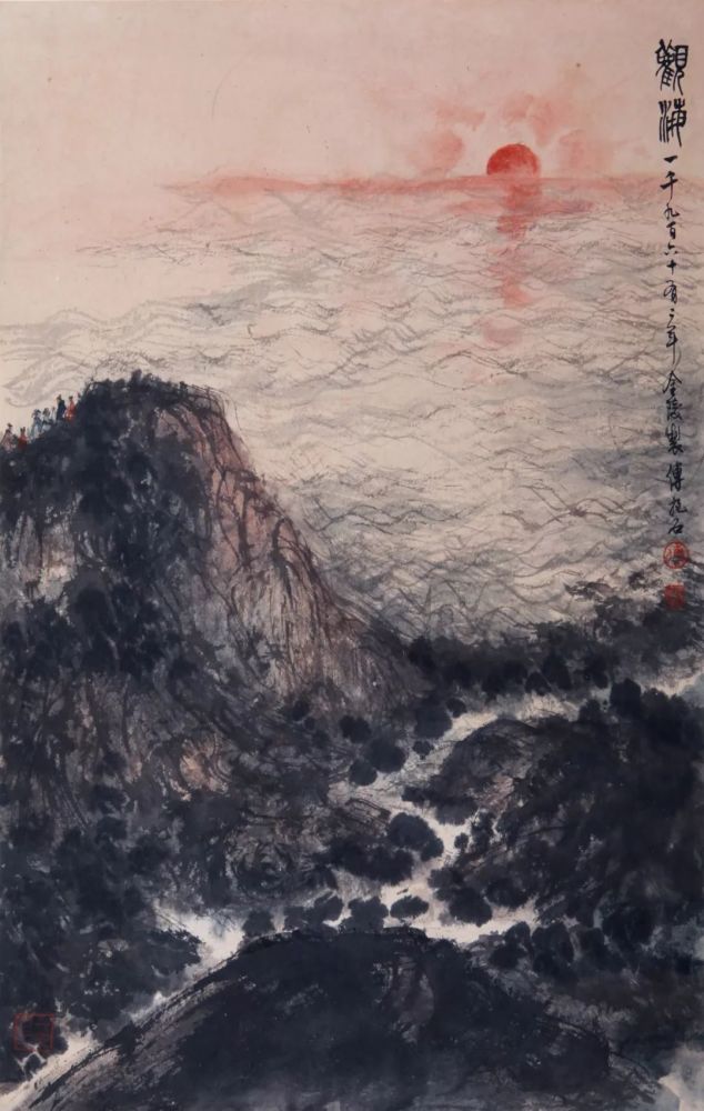 傅抱石,绘画,山水画