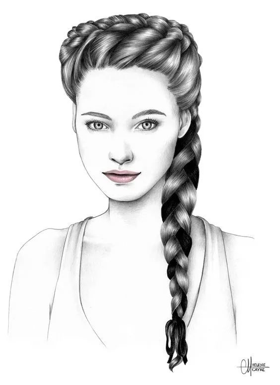 素描插画,她只用一年时间逆袭,却把人物画活了