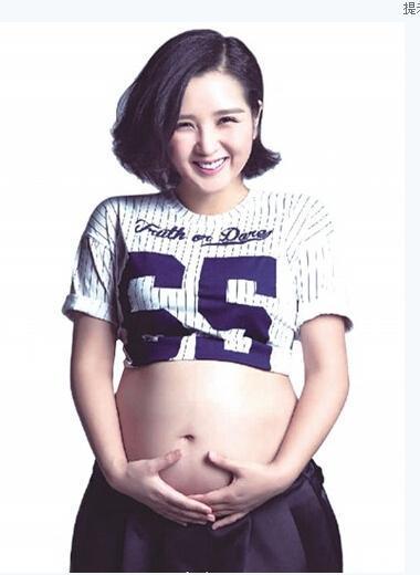 谢娜孕照不见孕肚 盘点娱乐圈最美孕妇照