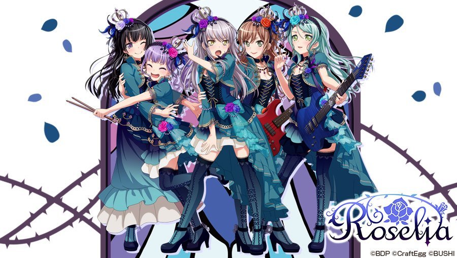 《BanG Dream！》手游公布五支乐队新服装视觉图