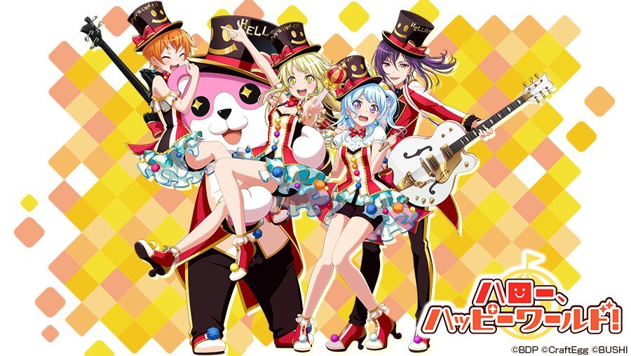 《BanG Dream！》手游公布五支乐队新服装视觉图